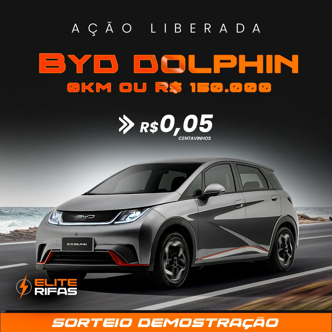 BYD Dolphin 0KM ou R$ 60.000 na sua conta.